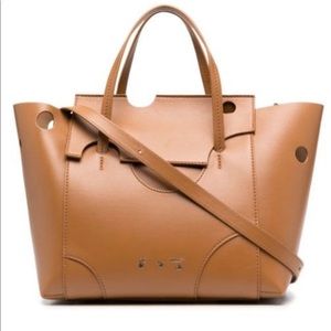 Authentic Off-White Burrow 32 Leather Tote